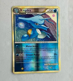 Kingdra 17/95 Reverse Holo Unleashed Pokemon TCG Card 2010 - Image 4