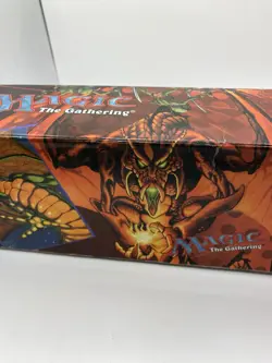 Vintage 90s Magic the Gathering Card Box , Dragon Red , Shard Phoenix , Fire - Image 3