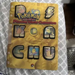 Pokemon 2000 Pikachu World Collection–Complete 9 Card Set–Folder Included - Image 1