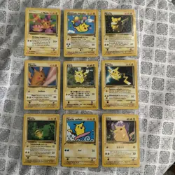 Pokemon 2000 Pikachu World Collection–Complete 9 Card Set–Folder Included - Image 2
