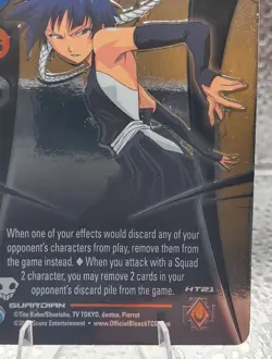 Shonen Jumps Bleach TCG By Score - Character Card - Hi Tech Foil - Soi Fon - Image 4