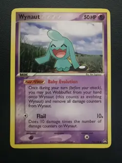Pokemon Card Wynaut 70/108 EX Power Keepers Common - Image 1