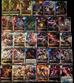 Gundam Card Game Lot Of 30 Rares From GD01 GD02 GD03 All NM - Image 1