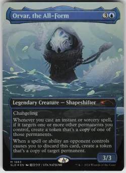 MTG Orvar the All Form Rainbow Foil Foil NM Secret Lair Drop Series Magic 1683 - Image 1