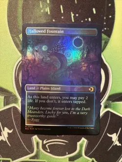 Hallowed Fountain Foil (Borderless) (0347) Lorwyn Eclipsed ECL MTG NM - Image 1