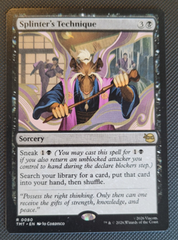 1x * Splinter's Technique * TMNT * NM * - Image 1