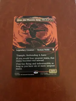 Ozai, the Phoenix King (0335) (Borderless) #335 (Foil) (NM) TLA Magic MTG - Image 1