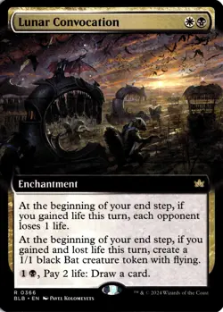 Lunar Convocation (Extended Art) 366 BLB Bloomburrow NM - Image 1