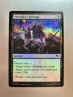 Shredder’s Revenge - 76 - MTG: Teenage Mutant Ninja Turtles - Common - Foil - Image 1