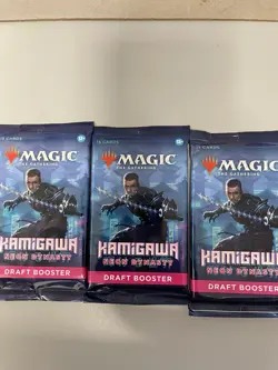 Magic The Gathering Draft Booster Kamagawa Neon Dynasty X3 - Image 1