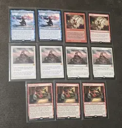 (11x LOT) Magic the Gathering Urza, Goblin, Test of Endurance and Gamble - Image 1