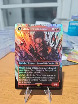 Clive, Ifrit's Dominant (0318) (Borderless) Final Fantasy Foil - Image 1