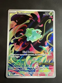 Bulbasaur 133/132 Mega Evolution Illustration Rare Pokemon TCG English NM/Mint - Image 1