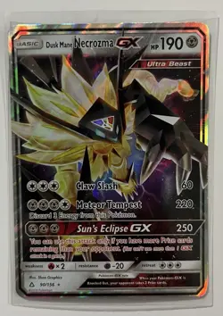 Dusk Mane Necrozma GX 90/156 Pokemon Sun Moon Ultra Prism English NM - Image 1