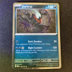 Darkrai 136/197 Obsidian Flames Cosmos Holo Rare Pokemon Card NM - Image 1