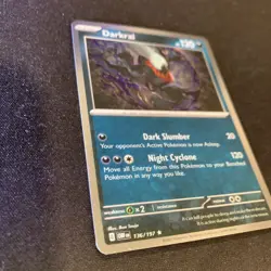 Darkrai 136/197 Obsidian Flames Cosmos Holo Rare Pokemon Card NM - Image 3