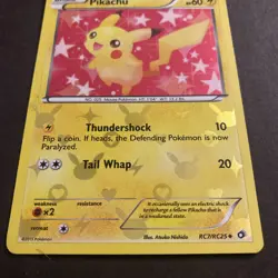 Pikachu RC7/RC25 Holo Legendary Treasures Radiant Collection - Pokemon Card - LP - Image 3