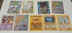 35 Mostly Vintage Holo And Reverse Holo Pokemon Card Lot Mp-dmg FREE SHIPPING - Image 1