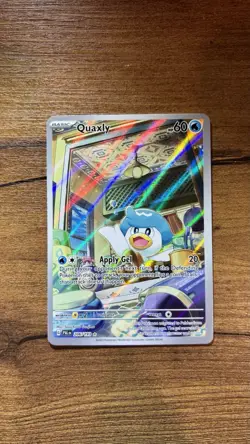 Pokemon Quaxly - 206/193 - SV02: Paldea Evolved (PAL) Illustration Rare - Image 1