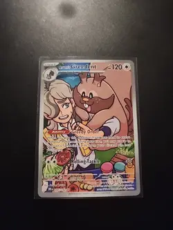 Pokemon TCG Arven's Greedent 205/182 Destined Rivals Illustration Rare NM/Mint - Image 1