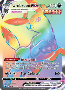 Umbreon VMAX - Evolving Skies - Single Strike - Ultra Rare - Pokemon TCG (NM) - Image 1