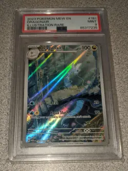 PSA 9 MINT - Dragonair 181/165 SV Scarlet & Violet 151 Holo Pokemon TCG - Image 2