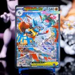 (LP) Pokemon TCG Mega Lucario EX 179/132 SIR Mega Evolutions English (LP) - Image 1
