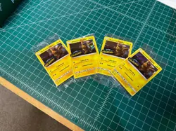 4 Unopened Pokemon Detective Pikachu Black Star Promo Sealed Stamped SM190 - Image 1