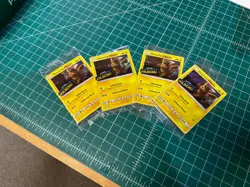 4 Unopened Pokemon Detective Pikachu Black Star Promo Sealed Stamped SM190 - Image 2