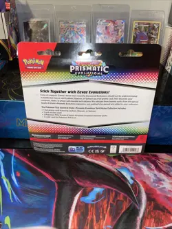 Pokemon TCG: Prismatic Evolutions Tech Sticker Collection - Leafeon - New Sealed - Image 2