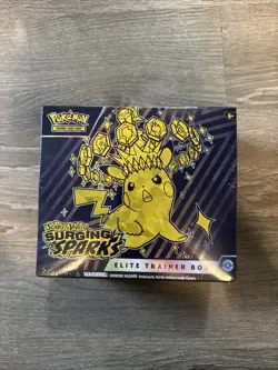 Pokemon Scarlet & Violet Surging Sparks Elite Trainer Box, Box has Dents - Image 1