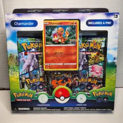 Pokemon Go TCG Charmander Pin Box Unopened - Image 1