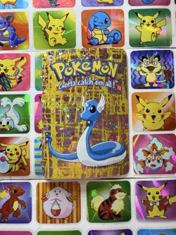Pokemon 151 Vintage Pocket Monsters Vending HOLO Prism Sticker 2000 Nintendo - Image 2