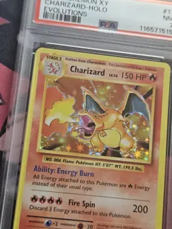 2016 Pokemon Charizard Holo XY Evolutions 11/108 PSA 7 NM - Image 2