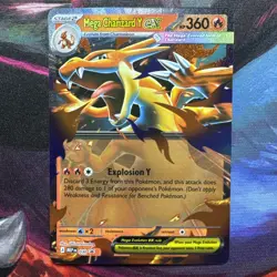 Pokemon TCG Mega Charizard Y EX Black Star Promo 030 NM/M In Hand - Image 1