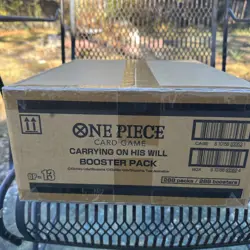 ONE PIECE TCG CARRYING ON HIS WILL OP-13 ENGLISH SEALED BOOSTER BOX CASE - Image 3