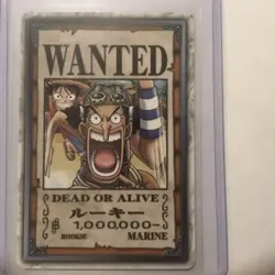 2002 One Piece Tournament Usopp Rookie License Card - Image 1