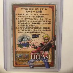 2002 One Piece Tournament Usopp Rookie License Card - Image 4