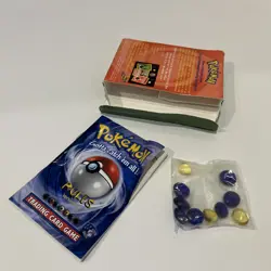 WOTC 1999 Pokemon Base Set Brushfire Theme Deck Box Open No Cards - Image 1