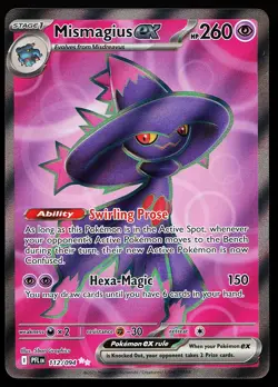 Mismagius ex 112/094 Ultra Rare Phantasmal Flames Pokemon Card - Image 1