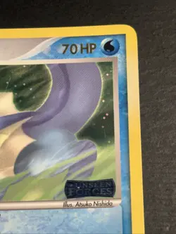 Vaporeon 19/115 Stamped Reverse Holo Foil Card Pokemon TCG Unseen Forces MP - Image 3