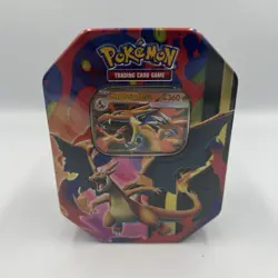 Mega Charizard Y Ex Tin Pokemon Card TCG - mega evolutions - New and Sealed - Image 1