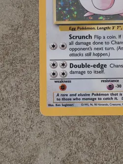 [ NM- ] Chansey 3/102 Base Set Holo Rare Pokemon Card 1999 Ken Sugimori - Image 4