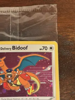 Pokemon TCG Special Delivery Bidoof SWSH177 Black Star Promo Card PSA 10 LikelyU - Image 3