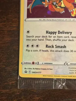 Pokemon TCG Special Delivery Bidoof SWSH177 Black Star Promo Card PSA 10 LikelyU - Image 5