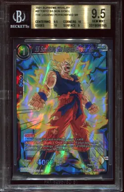 SS Son Goku, The Legend Personified BT13-012 SR BGS 9.5 Dragon Ball Super Card - Image 1
