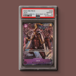 GEM MINT PSA 10 💎 008 JACK BANDAI CARD GAMES FEST 23-24 EDITION - Image 1