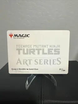 Krang & Shredder Art Card (Gold-Stamped Signature) Art Series: TMNT - Image 2