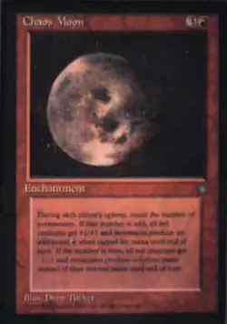 Chaos Moon - Ice Age: #179, Magic: The Gathering Nm R124 - Image 1