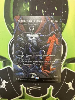 Venom, King in Black Borderless - MAR - NM - Magic The Gathering - MTG - Image 1